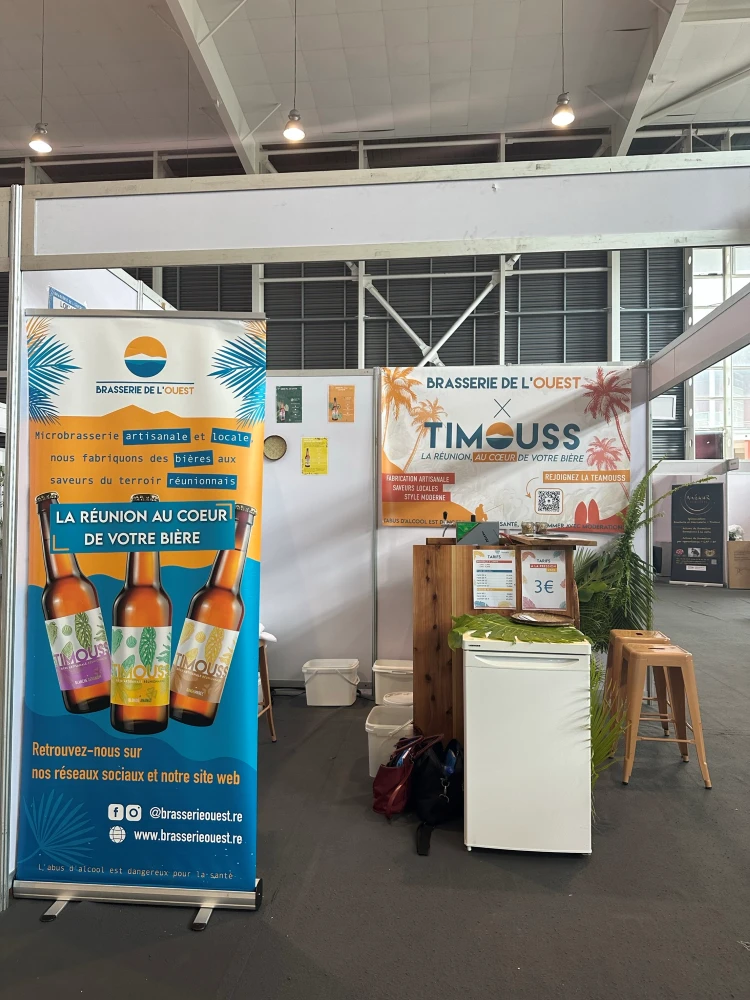 Stand TIMOUSS, la brasserie de l'ouest, réalisé par Kensa
